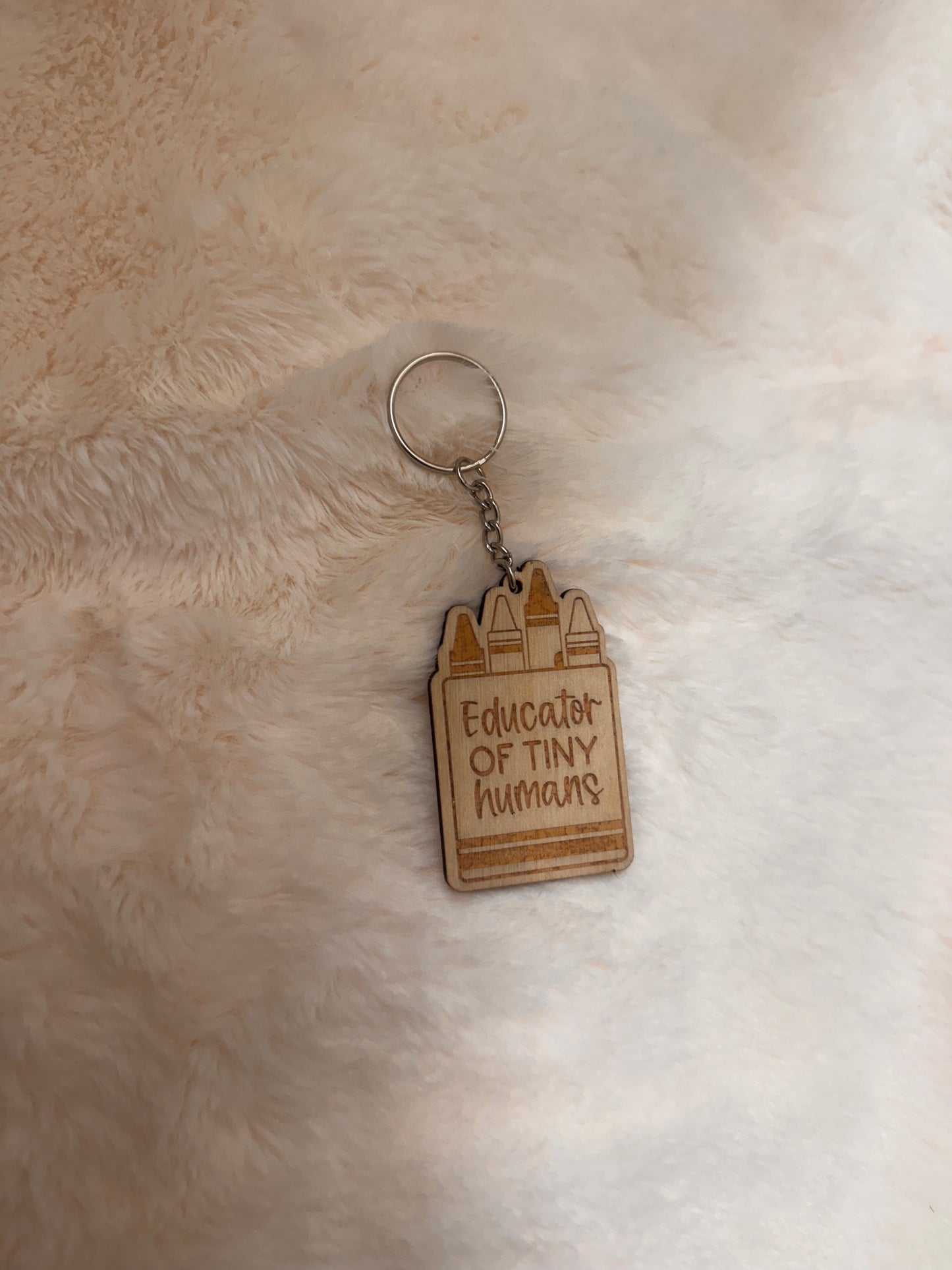 Teacher Appreciation Tiny Human Keychain