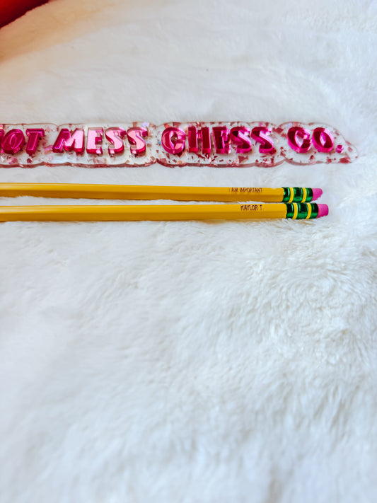 Engraved Pencils