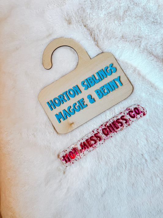 Custom Car Pickup Placard